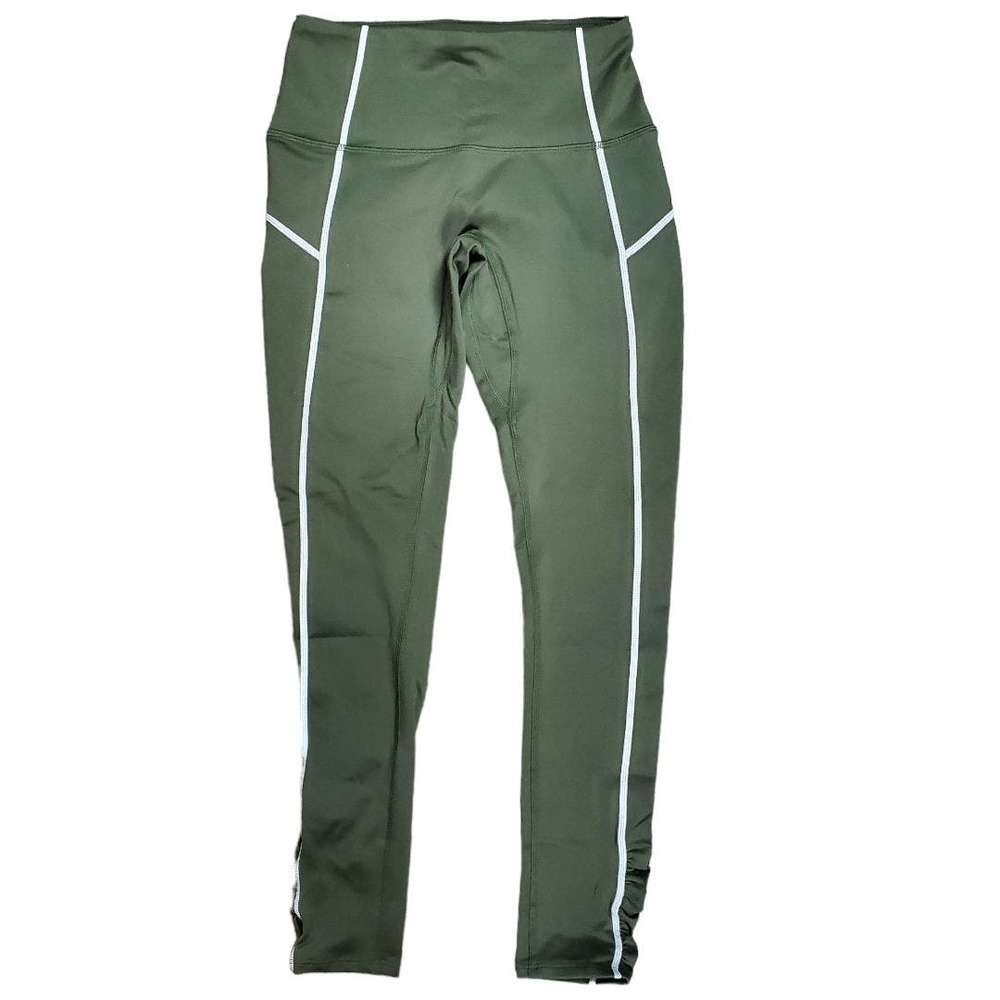 Free People Movement Women's You're A Peach Leggings Hunter Green XS Activewear
